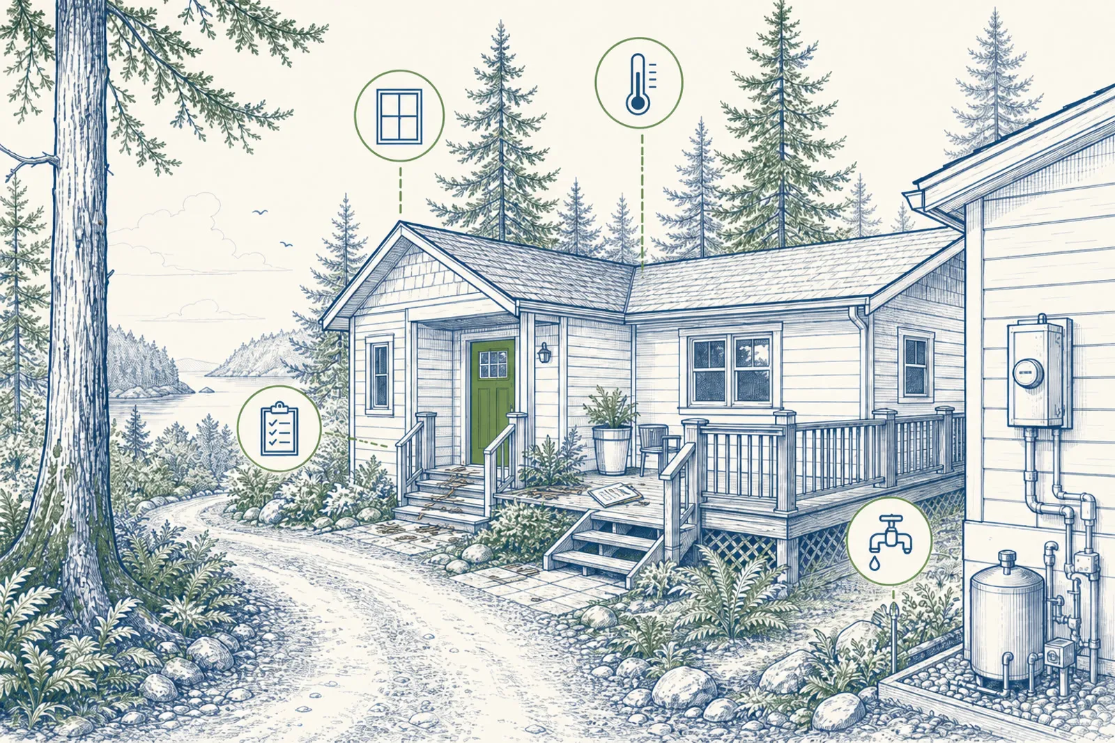 Property checks, visit schedules, reports